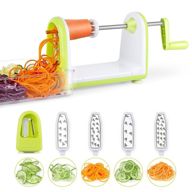 Multi-Function Vegetable Chopper & Grater | 420J2 Sharp Blades
