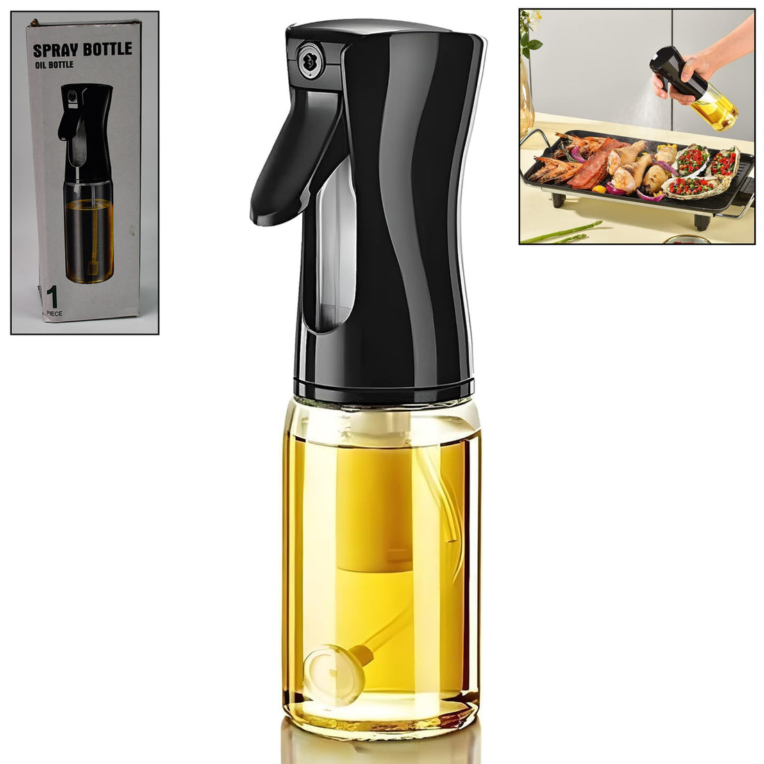2-in-1 Olive Oil Sprayer & Dispenser – Perfect for Air Fryer & Healthy Cooking