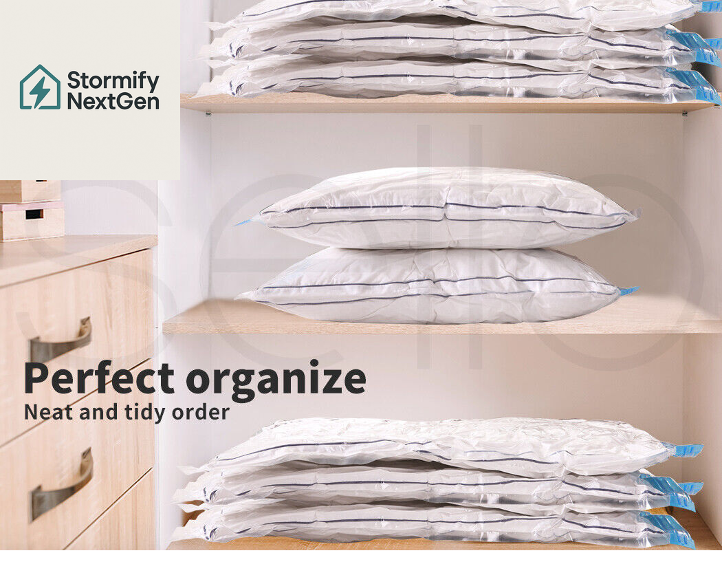 Vacuum Storage Bags save Space Seal Compressing Clothes Quilt Organizer Saver