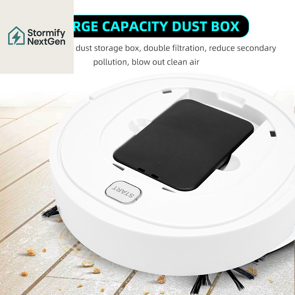 Wireless Smart Robots Vacuum Cleaner Home Cleaning USB Wet Dry Mop Rechargeable